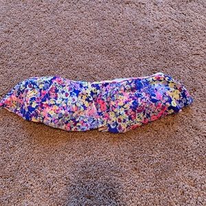 Floral Bandeau Bikini Top